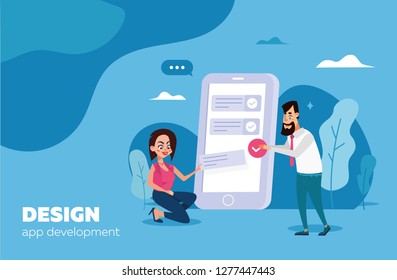Development of mobile applications, operating system technology visualization of the creative process.
