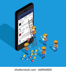 development mobile phone application