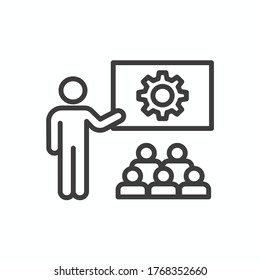 Development Operations and Life Cycle - DevOps Icon