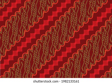 Development of the Parang Batik Motif, the parang motif is one of the oldest batik motifs in Indonesia. Draw a diagonal line from high to low interwoven diagonally to symbolize continuity