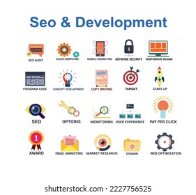 DEVELOPMENT OF SEO ICONS TO FACILITATE YOU WORKING IN THE OFFICE