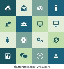 development, soft icons universal set for web and mobile