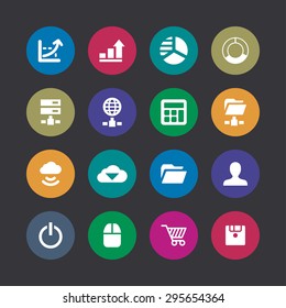 development, soft icons universal set for web and mobile