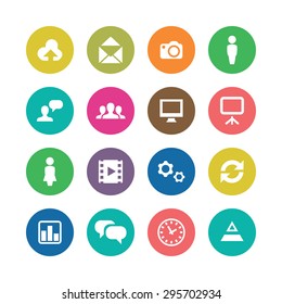 development, soft icons universal set for web and mobile