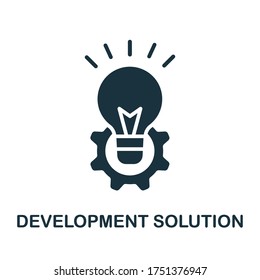 Development Solution icon. Simple element from business organization collection. Creative Development Solution icon for web design, templates, infographics and more