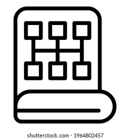 Development strategy icon. Outline Development strategy vector icon for web design isolated on white background