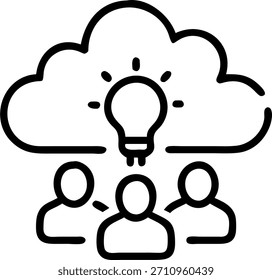 Concepto de lluvia de ideas del equipo de desarrollo como Foto de hombro de un equipo de desarrolladores que realizan una lluvia de ideas en torno a una solución de software basada en la nube con iluminación suave abstracta y efectos bokeh en Photo Stock Concept, espacio de copia para publicidad o Anuncio con Photo Realistic como detalle de alta calidad --ar 7:2