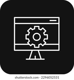 Development Teamwork and Management icon with black filled line style. concept, process, marketing, coding, data, progress, strategy. Vector illustration