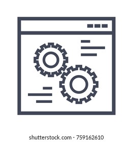 development vector icon
