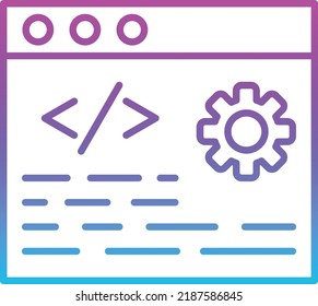 Development vector icon. Can be used for printing, mobile and web applications.