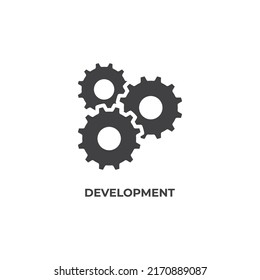 development vector icon. filled flat sign for mobile concept and web design. Symbol, logo illustration. Vector graphics