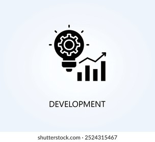 Development Vector, Icon Or Logo Sign Symbol Illustration