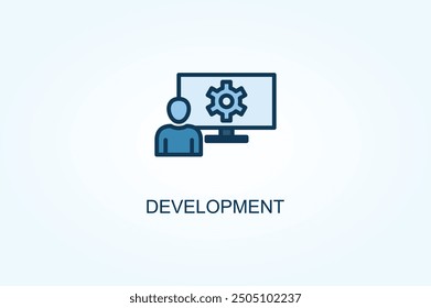 Development vector or logo sign symbol illustration