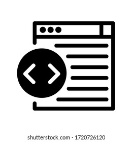 development web icon or logo isolated sign symbol vector illustration - high quality black style vector icons
