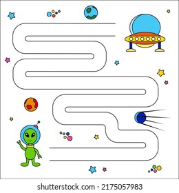 Developmental maze game for children.
