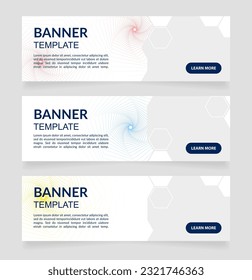 Developmental science research web banner design template. Vector flyer with text space. Advertising placard with customized copyspace. Printable poster for advertising. Arial font used