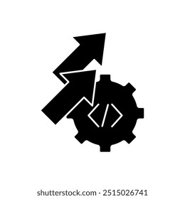 deveploment concept line icon. Simple element illustration. deveploment concept outline symbol design.