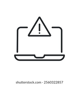Device alert error thin line icons. Perfect pixel on transparent background - Powered by Shutterstock - Get 15% off with code: PIKWIZARD15