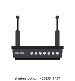 A device with an antenna, in black