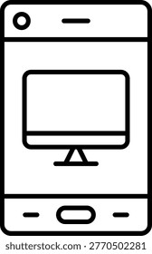 Device Art vector Icon Design Illustration