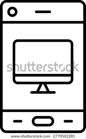 Device Art vector Icon Design Illustration