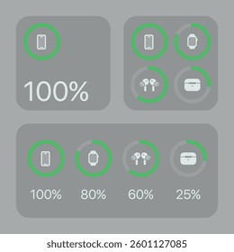 Device Battery Status – Pop-Up Design for Mobile Apps
