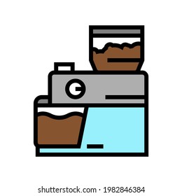 device for brewing coffee color icon vector. device for brewing coffee sign. isolated symbol illustration