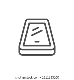 Device bumper line outline icon