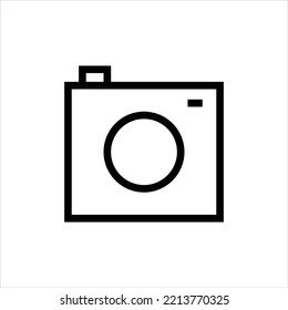 Device camera vector icon symbol design
