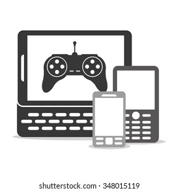Device concept with icons design, vector illustration 10 eps graphic.