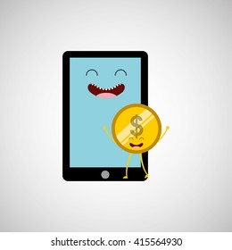 device electronic character design 