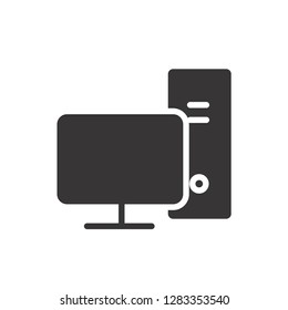 Device Glyph icons. vector computer  icon. - Vector