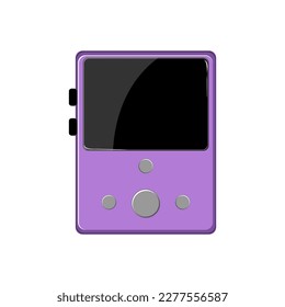 device hifi mp3 player cartoon. device hifi mp3 player sign. isolated symbol vector illustration