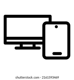 diseño de iconos de dispositivo, ilustración vectorial, mejor utilizado para aplicaciones web