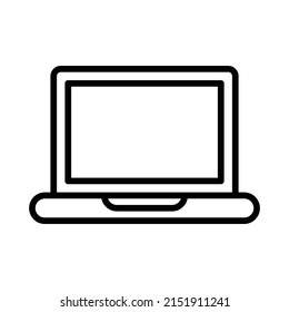 Device Icon. Line Art Style Design Isolated On White Background