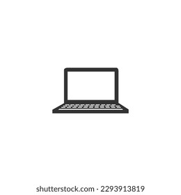 Device icon set in flat style. Collection of symbols: smartphone, tablet, laptop and desktop computer. Digital device collection isolated on white.Vector illustration.isolated on white background.