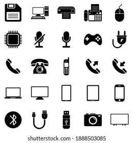 device icon set vector symbol