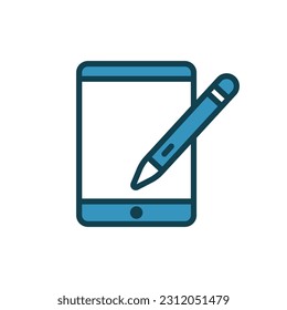 Signo vectorial de icono de dispositivo y símbolos