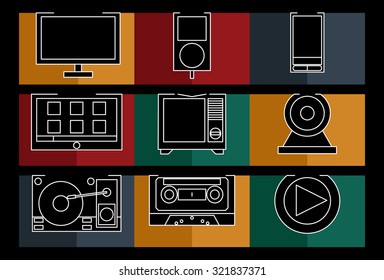 Device icons.