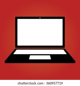 Device Icons, laptop. Vector set
