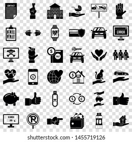 Device icons set. Simple style of 36 device vector icons for web for any design