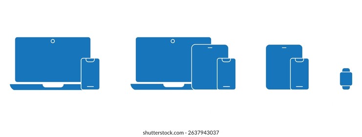 Device icons: smartphone, tablet, laptop and desktop computer