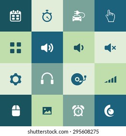 device icons universal set for web and mobile