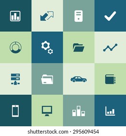 device icons universal set for web and mobile