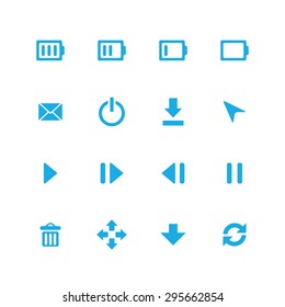 device icons universal set for web and mobile