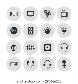 device icons universal set for web and mobile
