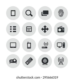 device icons universal set for web and mobile
