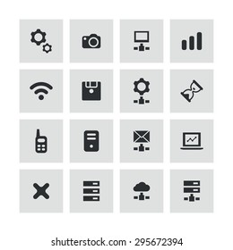 device icons universal set for web and mobile