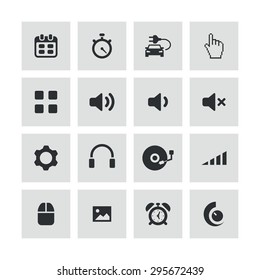 device icons universal set for web and mobile