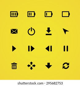 device icons universal set for web and mobile